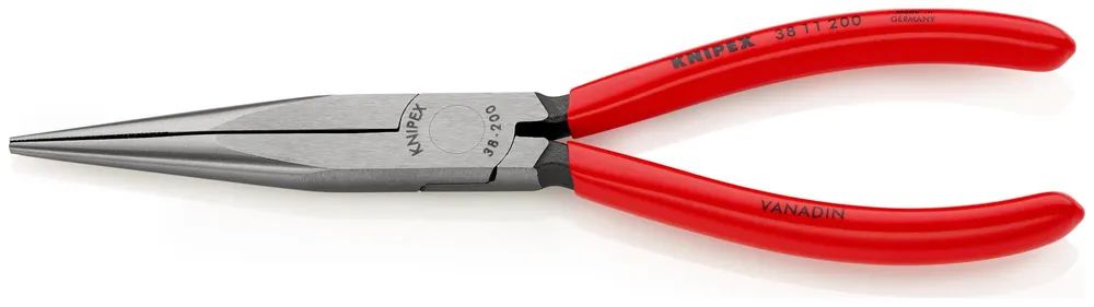 KNIPEX Mechanikerzange mit Kunststoff überzogen schwarz atramentiert 200 mm