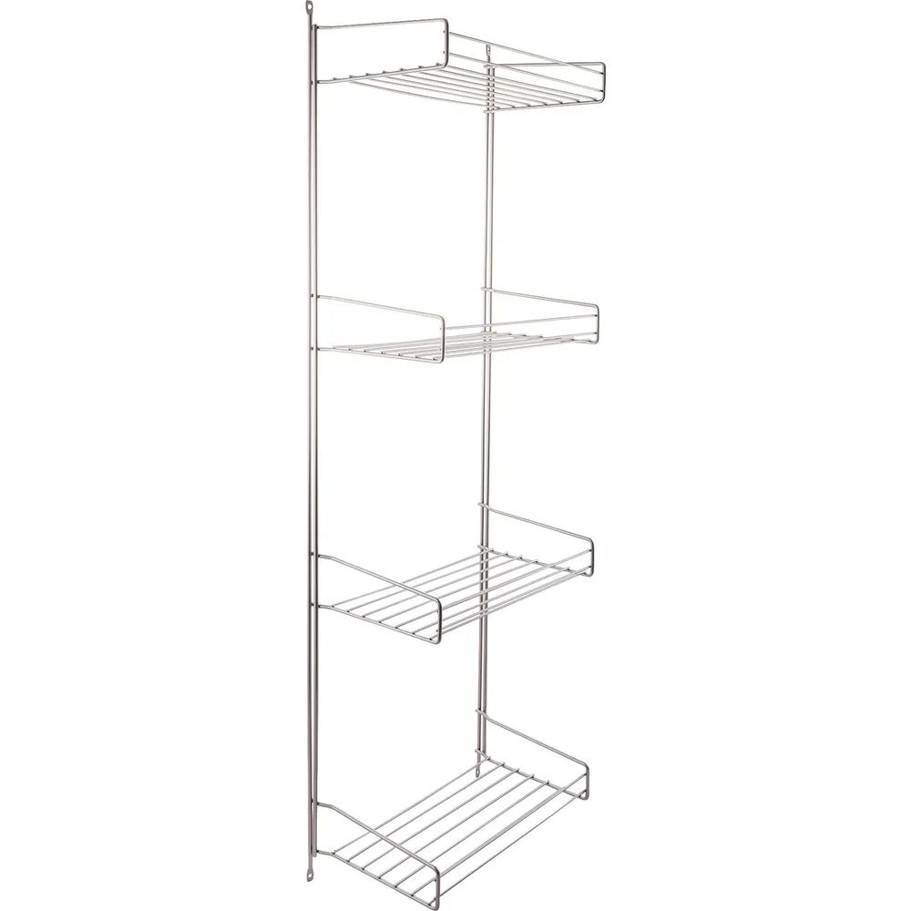 Vauth-Sagel Systemtechnik GmbH & Co.KG VS Besenschrankhalterung 274 x 858 x 165 mm Stahldraht Silber