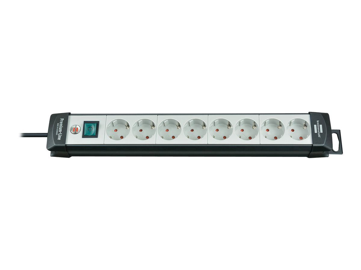 Brennenstuhl Premium-Line extension socket H05VV-F 3G1,5 - Steckdosenleiste - Eingabe, Eingang Stromversorgung - Ausgangsanschlüsse: 8 (Stromversorgung)
