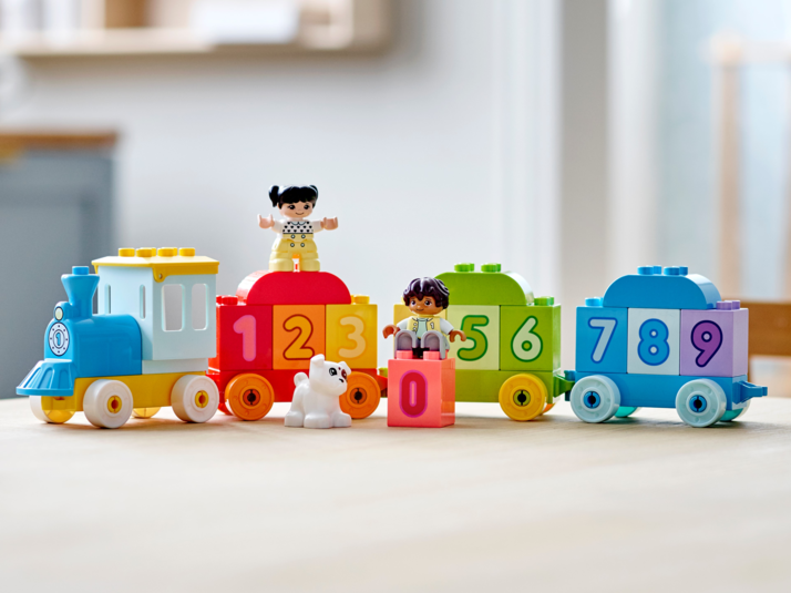LEGO Zahlenzug – Zählen lernen
