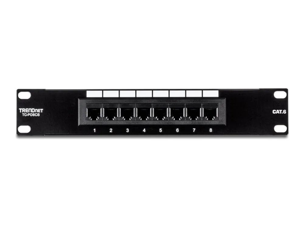 TRENDnet Patch Panel - CAT 6 - 8 Ports