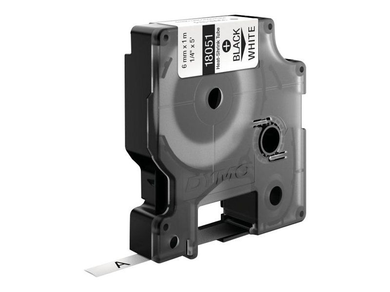 Dymo IND - Klebstoff - Schwarz auf Weiß - Rolle (0,6 cm x 1,5 m)