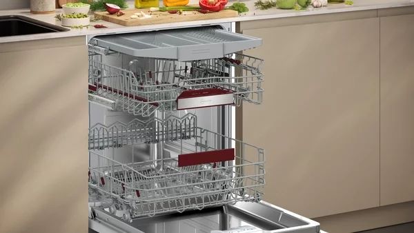 Neff Teilintegrierter Geschirrspüler - 60cm - Edelstahl gebürstet - 14MG