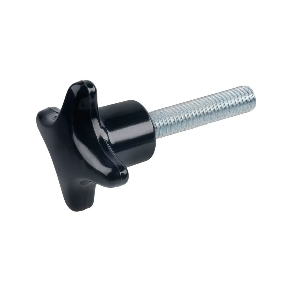 Elesa+Ganter Austria GmbH Normteile und Gelenke Kreuzgriffschraube DIN6335 Kunststoff Außen ø 32 mm mit Gewindestift M 6 x 15 mm