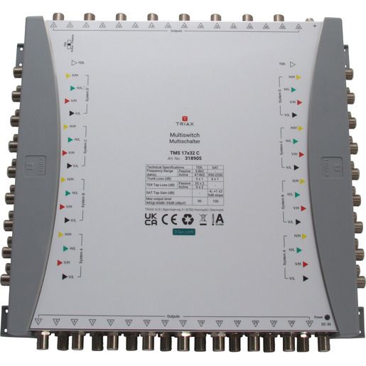 Triax MULTISCHALTER 17IN/32OUT / TRIAX TMS 17x32 C KASKADE 318905