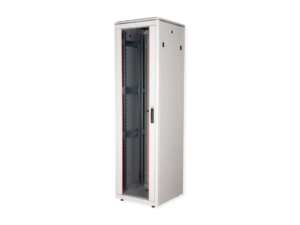 ROLINE Pro - Schrank Netzwerkschrank - mit Glastür, 600 x 600 mm (B x T)