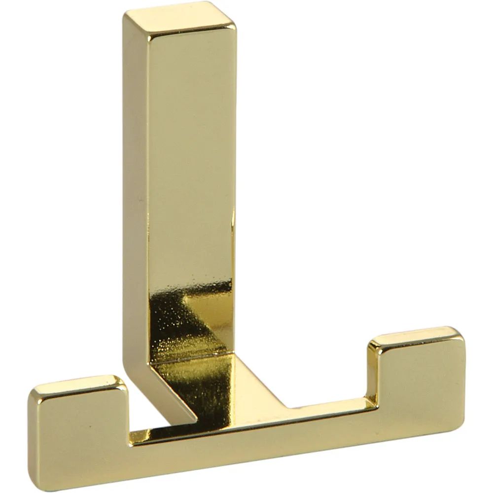 Siro Mantelhaken Doradus 1 Breite 70 mm, Höhe 61 mm, ZN vermessingt poliert