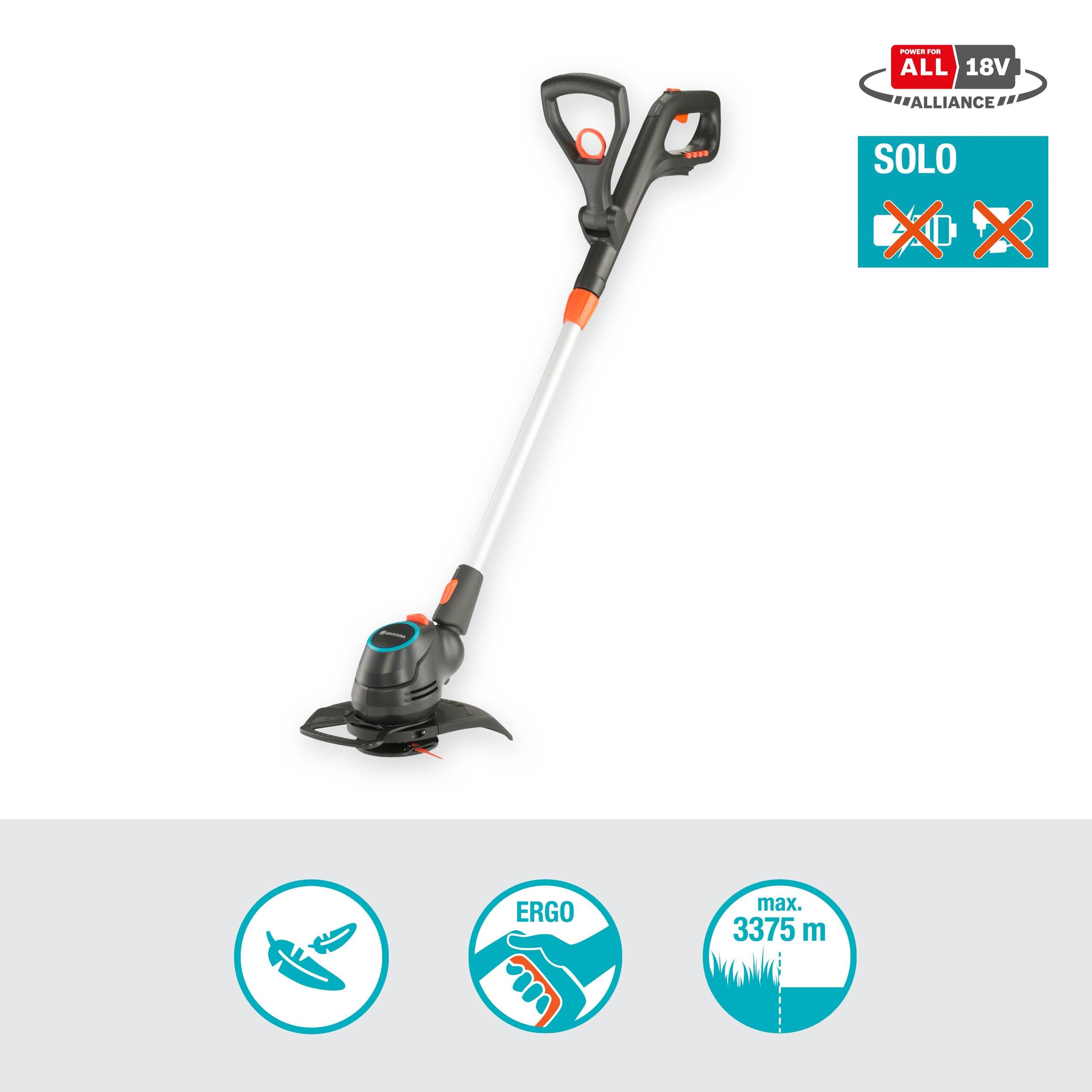 Gardena Akku-Trimmer ComfortCut 23/18V-P4A solo