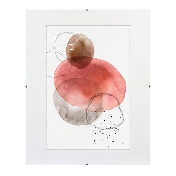 Hama Rahmenloser Bildhalter "Clip-Fix", Polystyrol, 60 x 84 cm