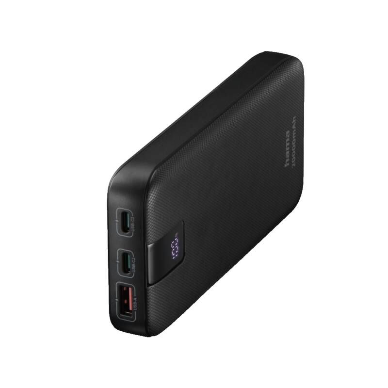 Hama Power Pack "PD 20" 20000mAh, Ausgänge: 2x USB-C, USB-A, Schnellladen, Anth.