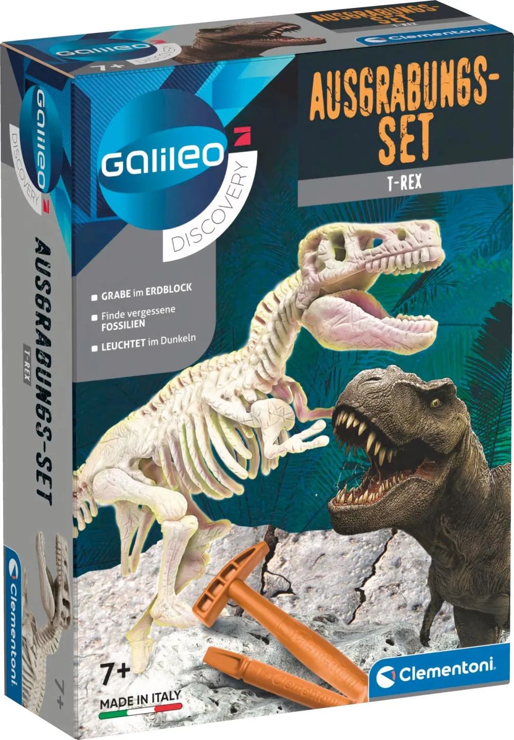 Clementoni GmbH Ausgr. Galileo T-Rex Glow in the dark