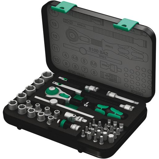 Wera ZYKLOP 42-TLG IN METALLBOX / WERA SPEED KNARRENSATZ ¼ 05003533001
