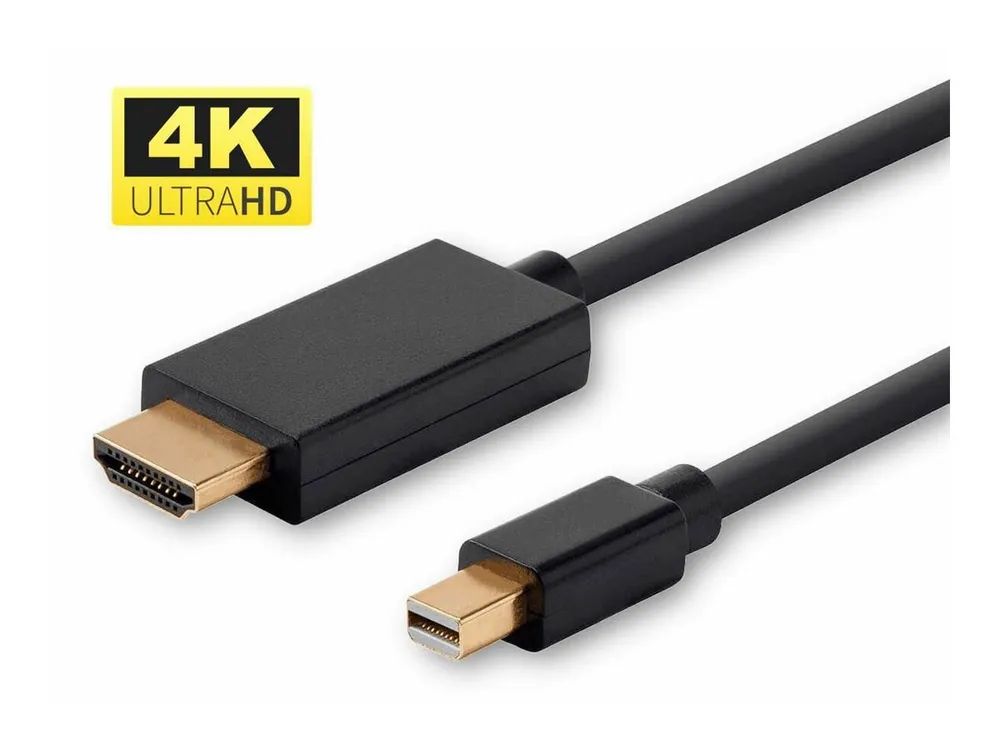 MicroConnect 4K Mini Displayport to HDMI Cable - Kabel - Digital/Display/Video