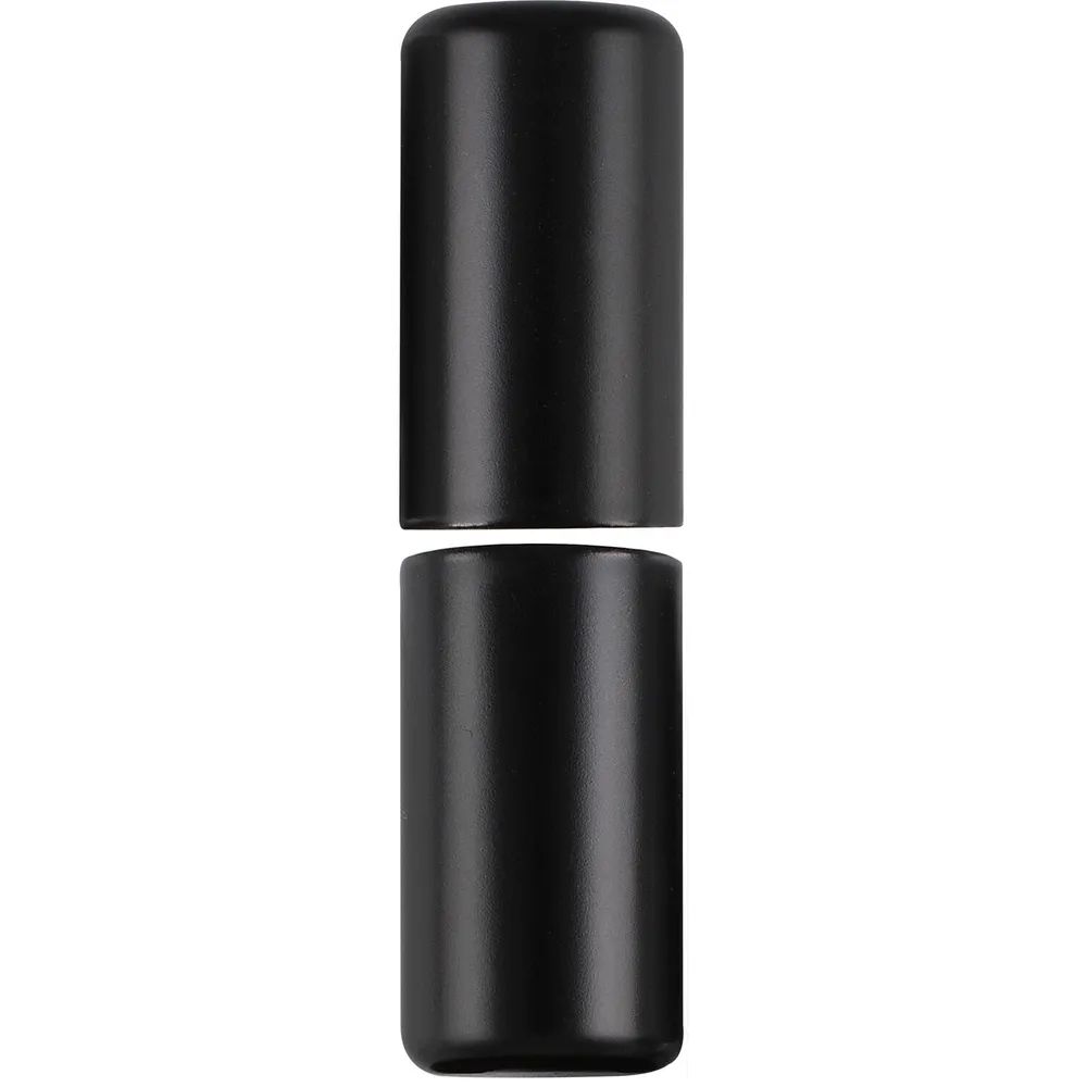 SFS Aufsteckhülsen flachrund, 16 mm, Aluminium schwarz RAL 9005
