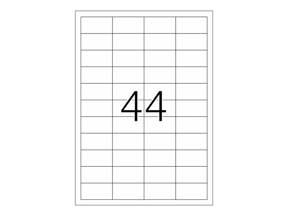 HERMA Premium - Papier - matt - permanent selbstklebend - weiß - 48.3 x 25.4 mm 8800 Etikett(en) (200 Bogen x 44)