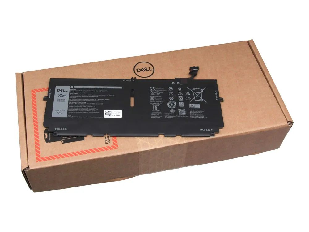 Dell 52WHr 4-cell lithium-ion battery for XPS 13 - Batterie - 6.500 mAh