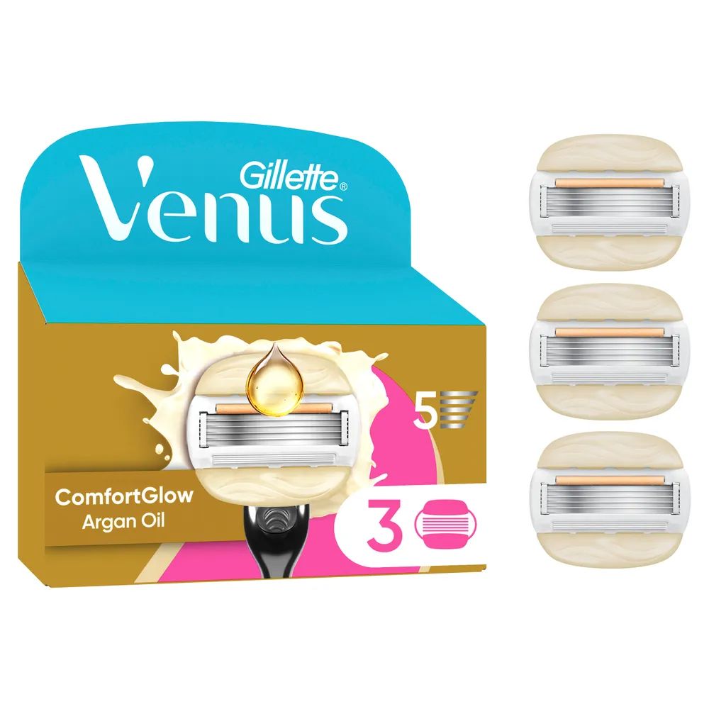 Gillette Venus Pro Comfortglide Arganöl Systemklingen 3er