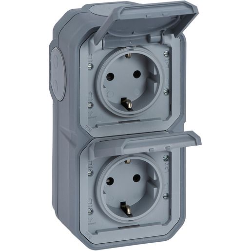 Legrand FRAP 2F VV-SSDO VK STK GR / LEGRAN 069744L PLEXO NEW 069744L
