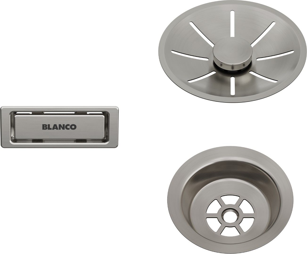 BLANCO Ablauf-/Überlaufset für Einzelbecken