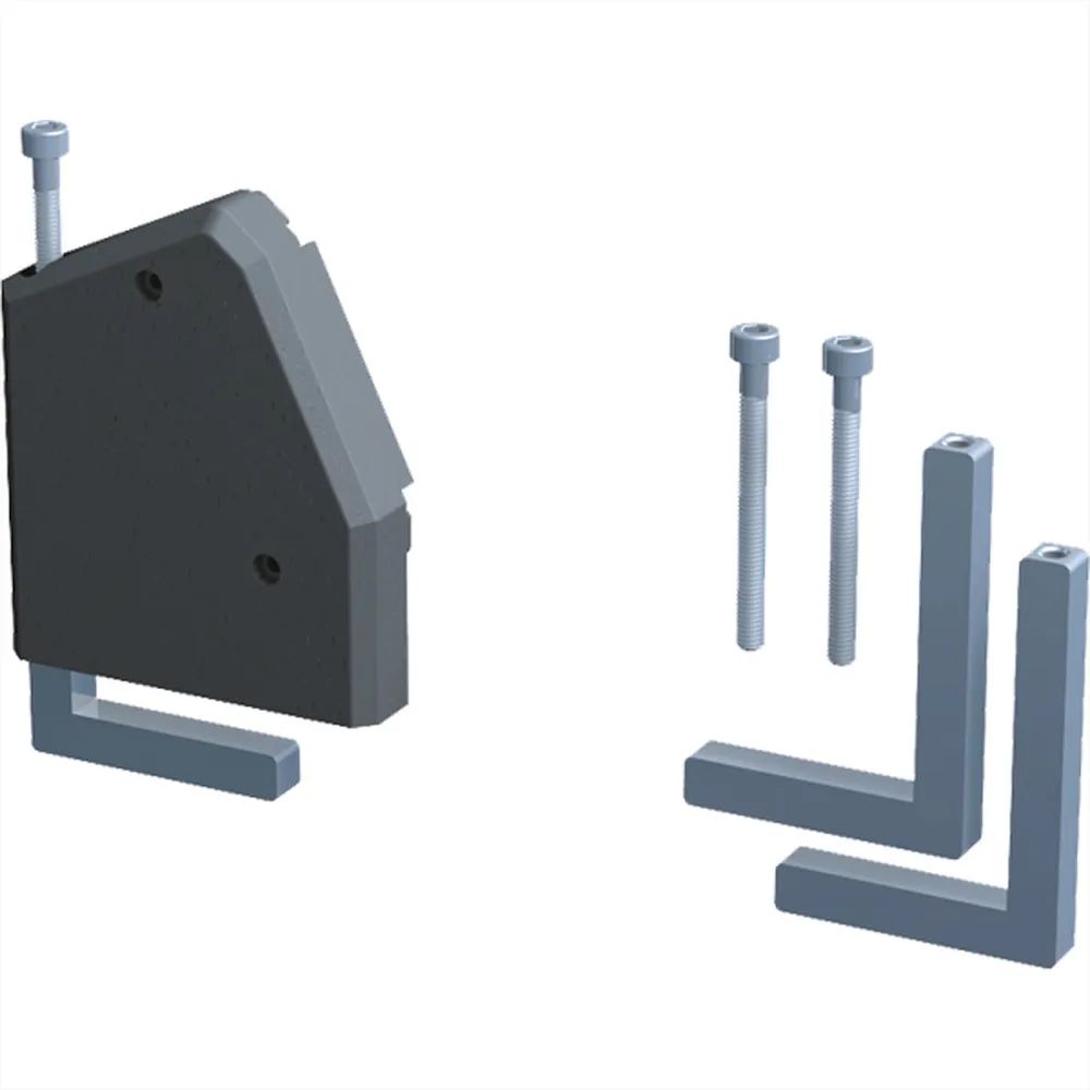 BACHMANN Haltewinkel DESK für Tischplattenstärke bis 50mm
