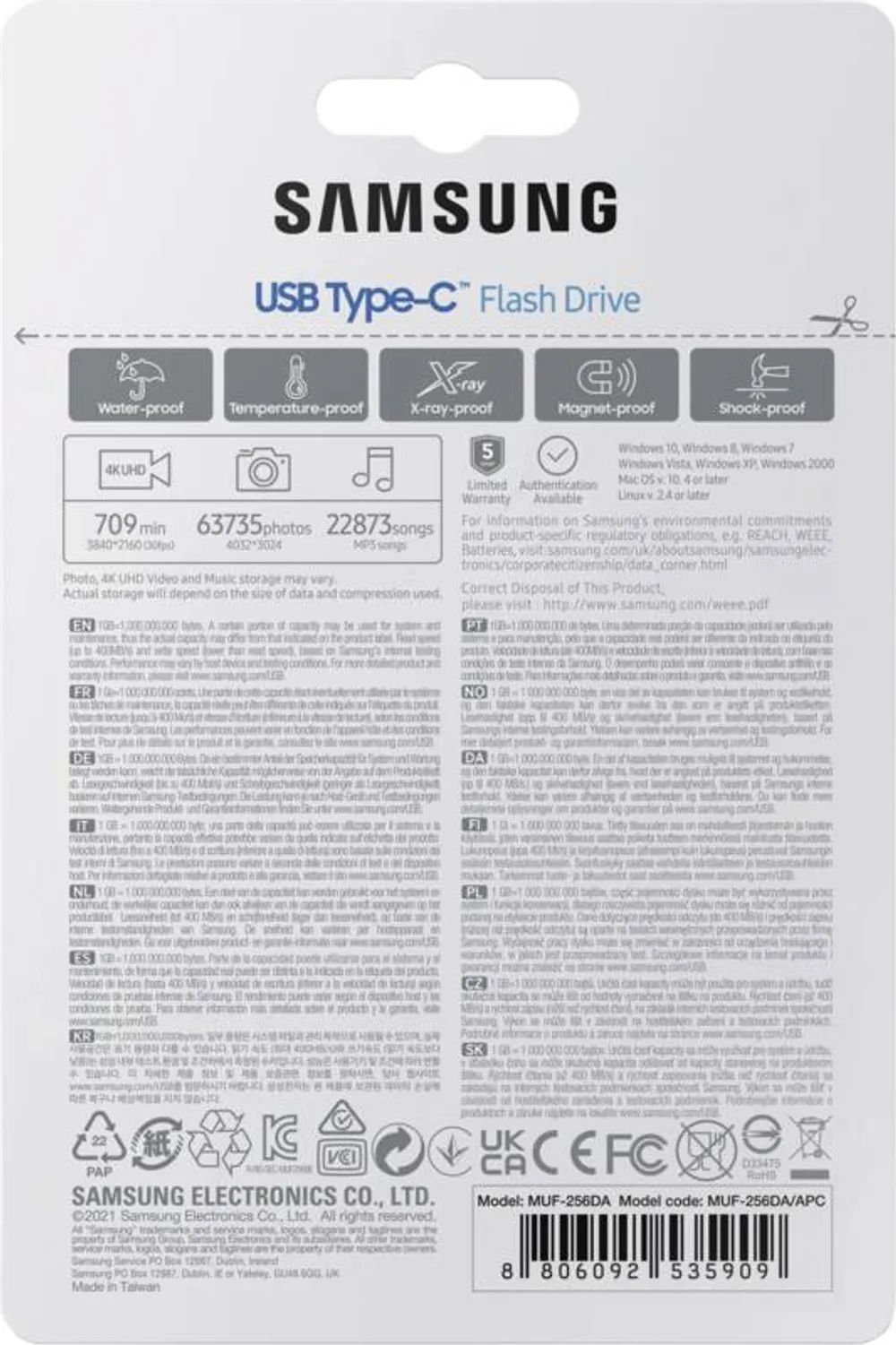 Samsung MUF-256DA - USB-Flash-Laufwerk - 256 GB