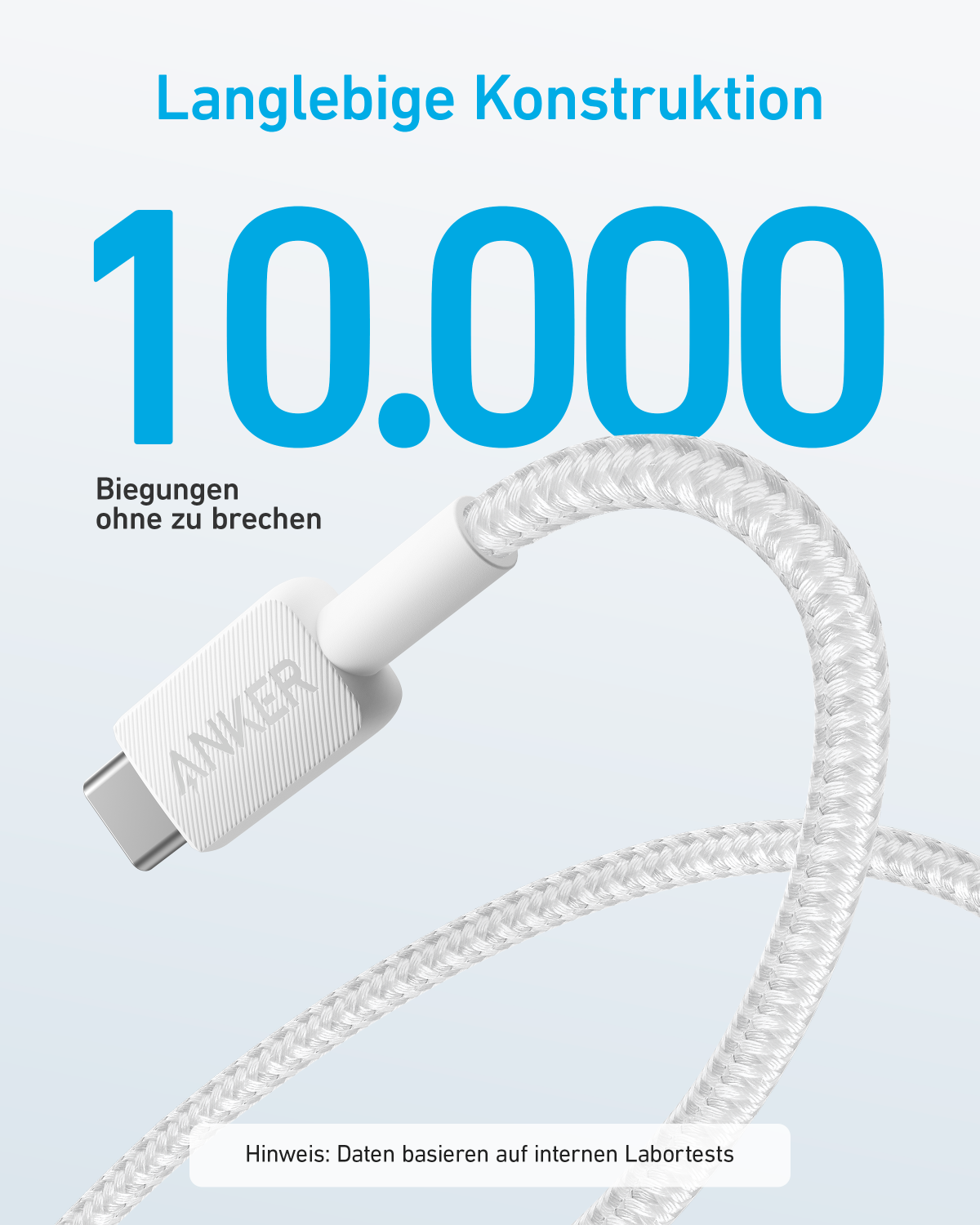 Anker 322 USB-A to USB-C Cable 3ft Brai