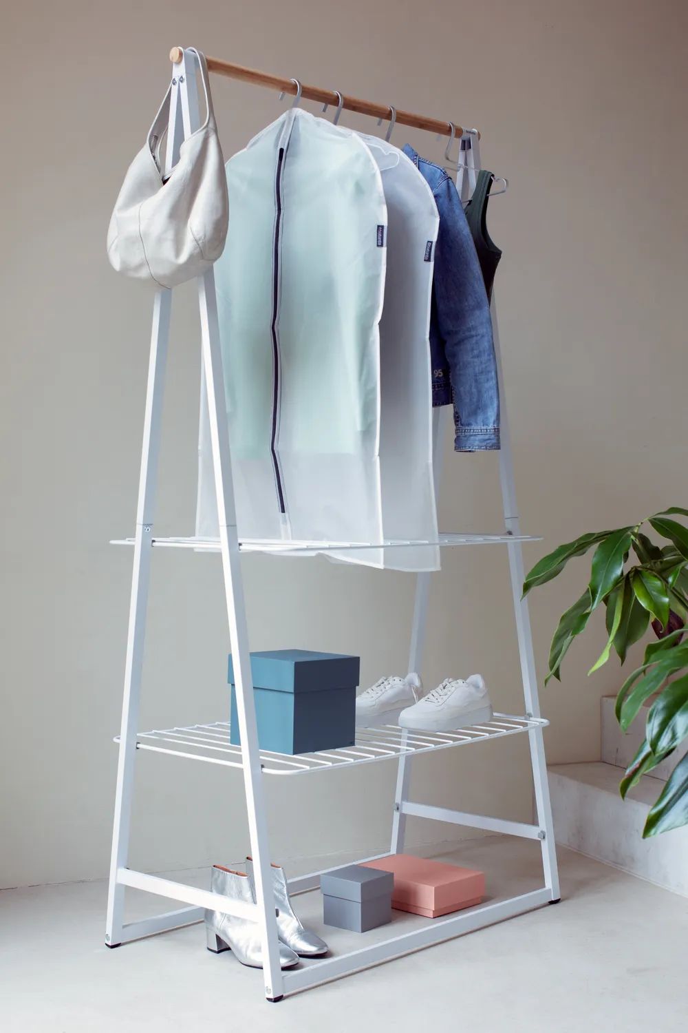 Brabantia Kleiderschutzhülle M, 2er Set - Transparent