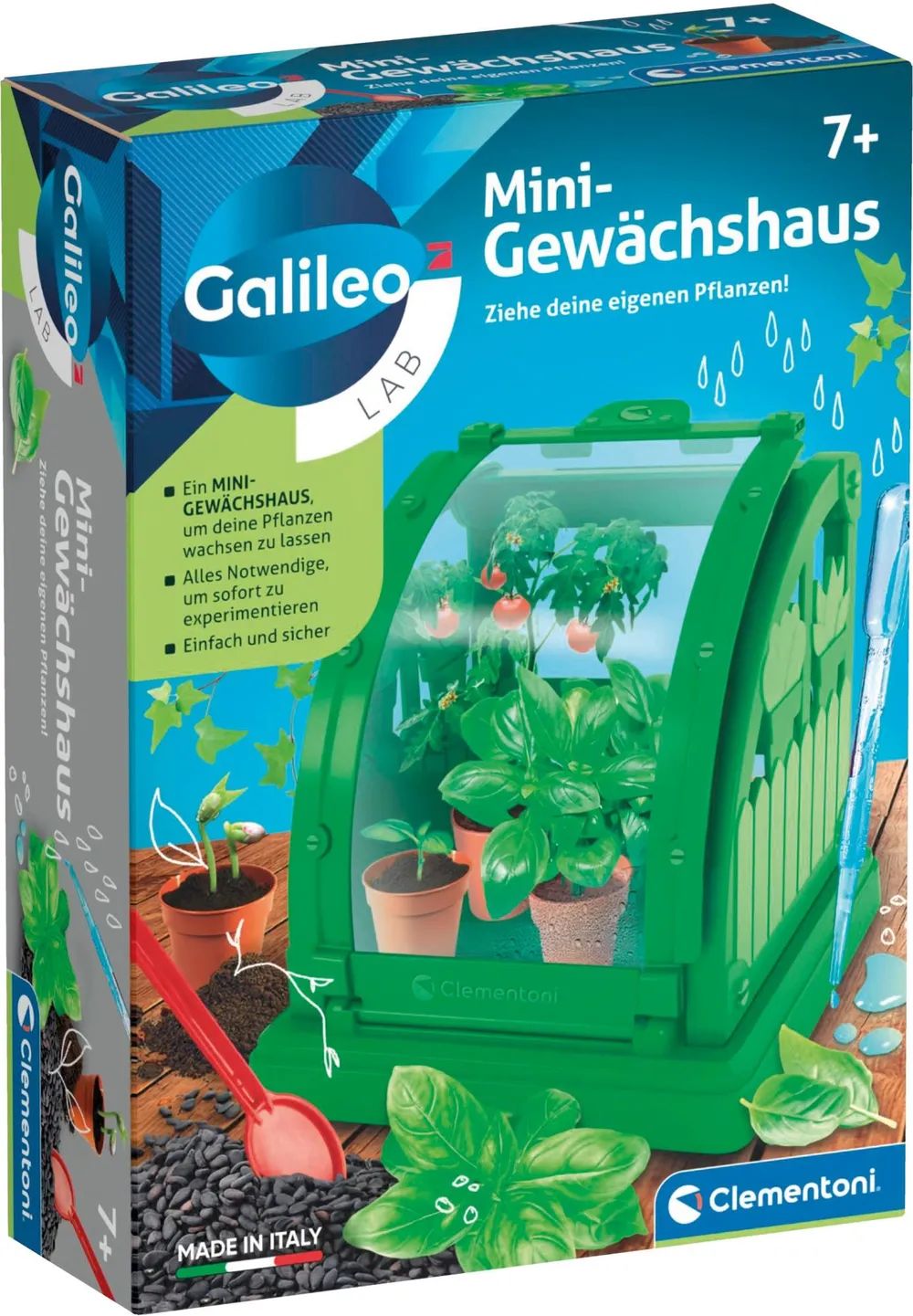 Clementoni GmbH Galileo Mini-Gewächshaus