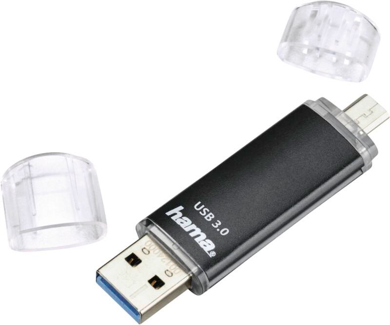 Hama 181097 LAETA-TWIN 32GB USB 3.0 OTG MINI_HS