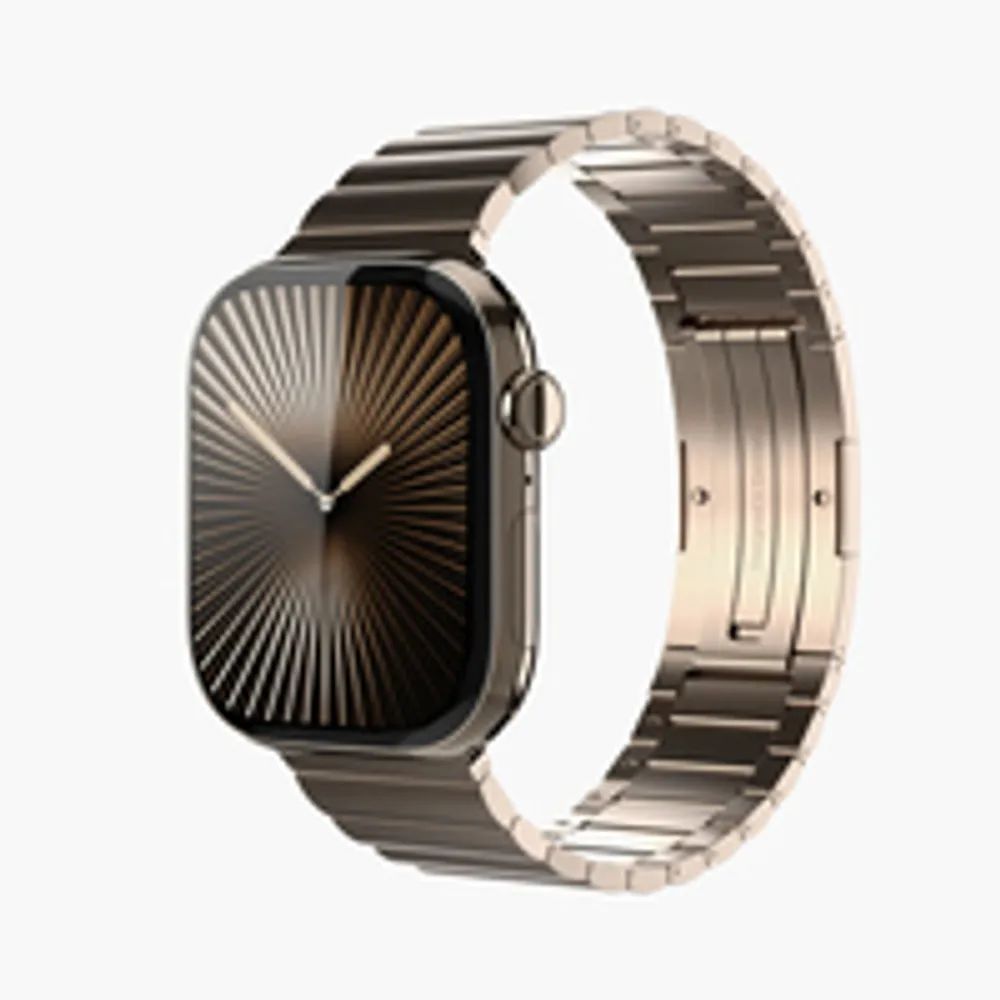 Vonmählen Edelstahl Gliederarmband Pro für Apple Watch 44/45/46