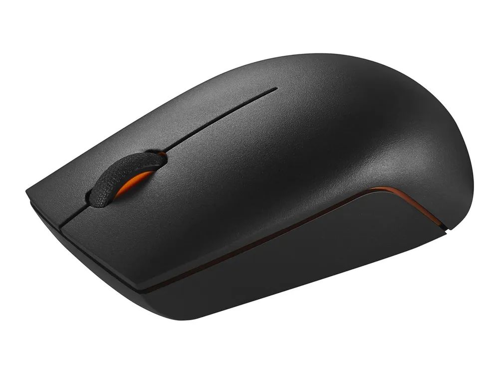 Lenovo 300 Wireless Compact - Maus - 3 Tasten - kabellos - 2.4 GHz - kabelloser Empfänger (USB)