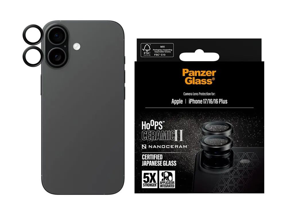 PanzerGlass Hoops Ceramic II - Objektivschutz für Handy