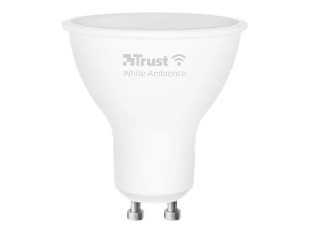 Trust Smart Home - LED-Spot-Glühbirne - GU10 - Klasse A+ - weißes Licht - 1800-6500 K - weiß (Packung mit 2)