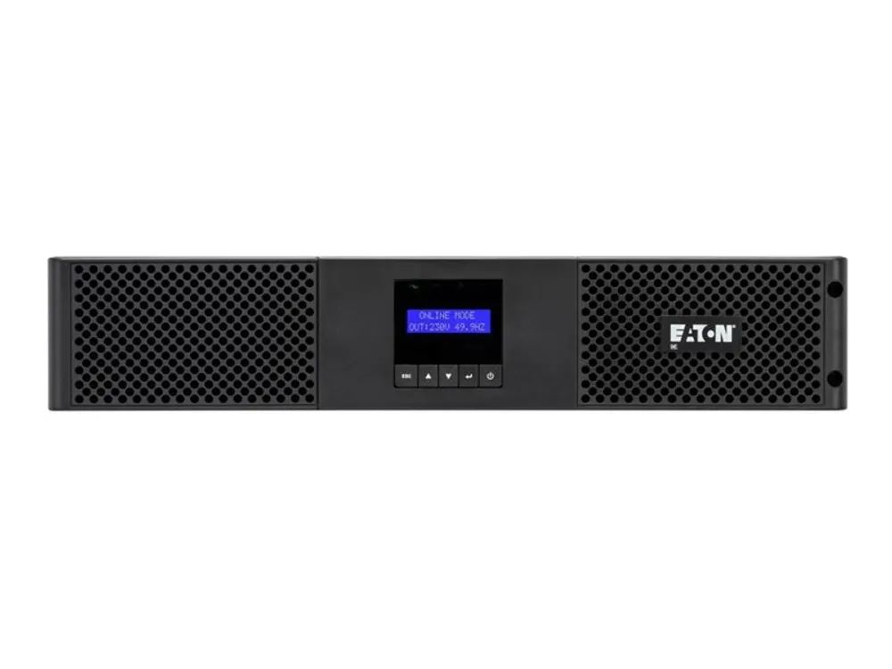 Eaton 9E - USV (in Rack montierbar/extern) - Wechselstrom 200/220/230/240 V - 2700 Watt - 3000 VA - 1-phasig - 6 x Batterie - Bleisäure - 9 Ah - RS-232, USB - Ausgangsanschlüsse: 7 - 2U - 48.3 cm (19")