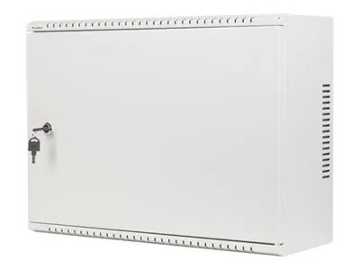 Lanberg WAF1 Series - Schrank Netzwerkschrank - 540 x 200, flaches Profil, montiert - geeignet für Wandmontage - Grau, RAL 7035 - 4U - 48.3 cm (19")