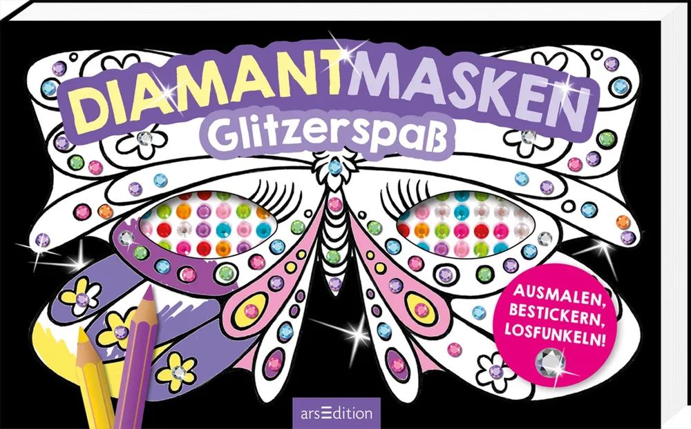 Ars Edition GmbH Diamantmasken – Glitzerspaß