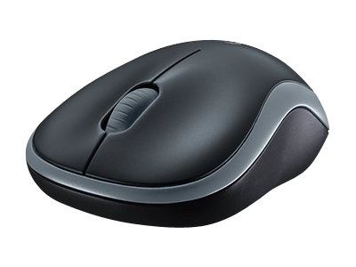 Logitech M185 - Maus - optisch - kabellos - 2.4 GHz - kabelloser Empfänger (USB)