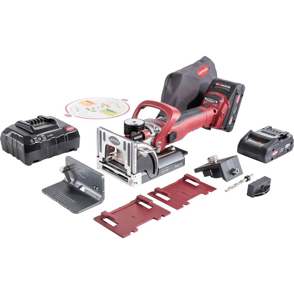LAMELLO Akku-Nutfräsmaschine Zeta P2 18 Volt / 4,0 Ah (IEC) Li-HD