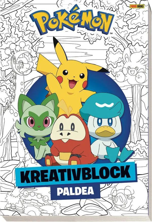 Panini Verlags GmbH Pokémon: Kreativblock Paldea - Malblock