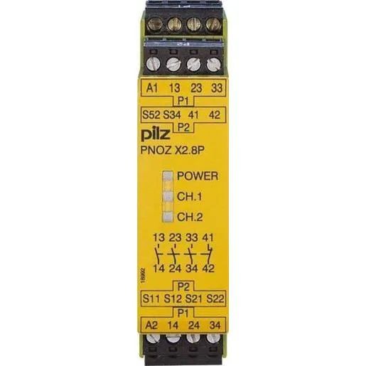 Pilz SICHERHEITSSCHALTG. 3N/O 1N/C / PILZ PNOZ X2.8P 24VACDC 777301