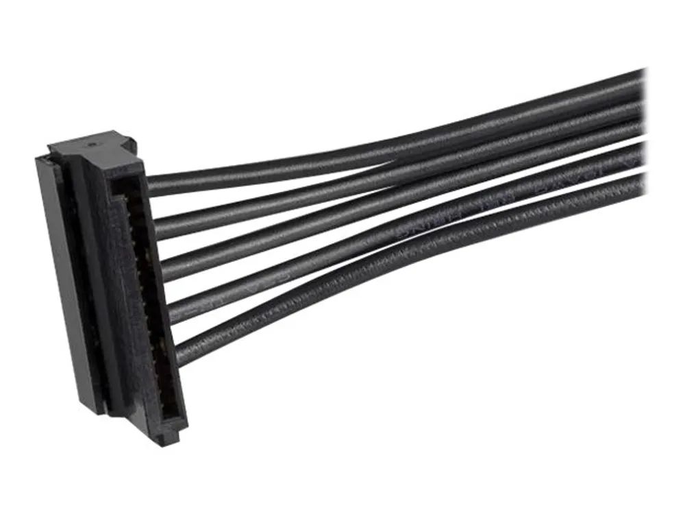StarTech.com 4x SATA-Splitter Adapterkabel - 4-fach Serial-ATA Kabel - Netz-Splitter - SATA-Stromstecker (M)