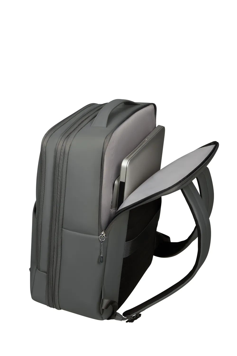SAMSONITE WANDER LAST UNDERSEAT BACKPACK M, GUNMETAL GREEN
