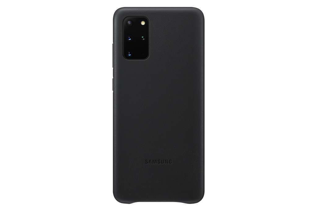 Samsung Leather-Cover "EF-VG985" für Galaxy S20+, Schwarz