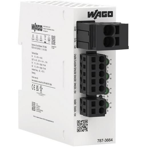 Wago ELEKTR. SCHUTZSCHALTER 4-KANAL / WAGO 787-3664