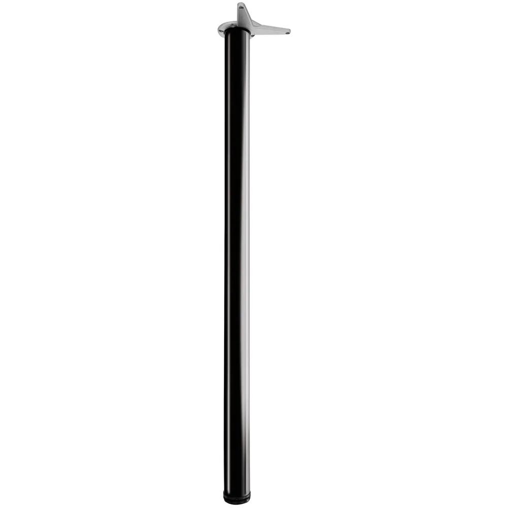 Camar s.p.a. ARTICOLI TECNICI CAMAR Tischfuß rund 60 x 1100 mm Stahl schwarz glänzend lackiert