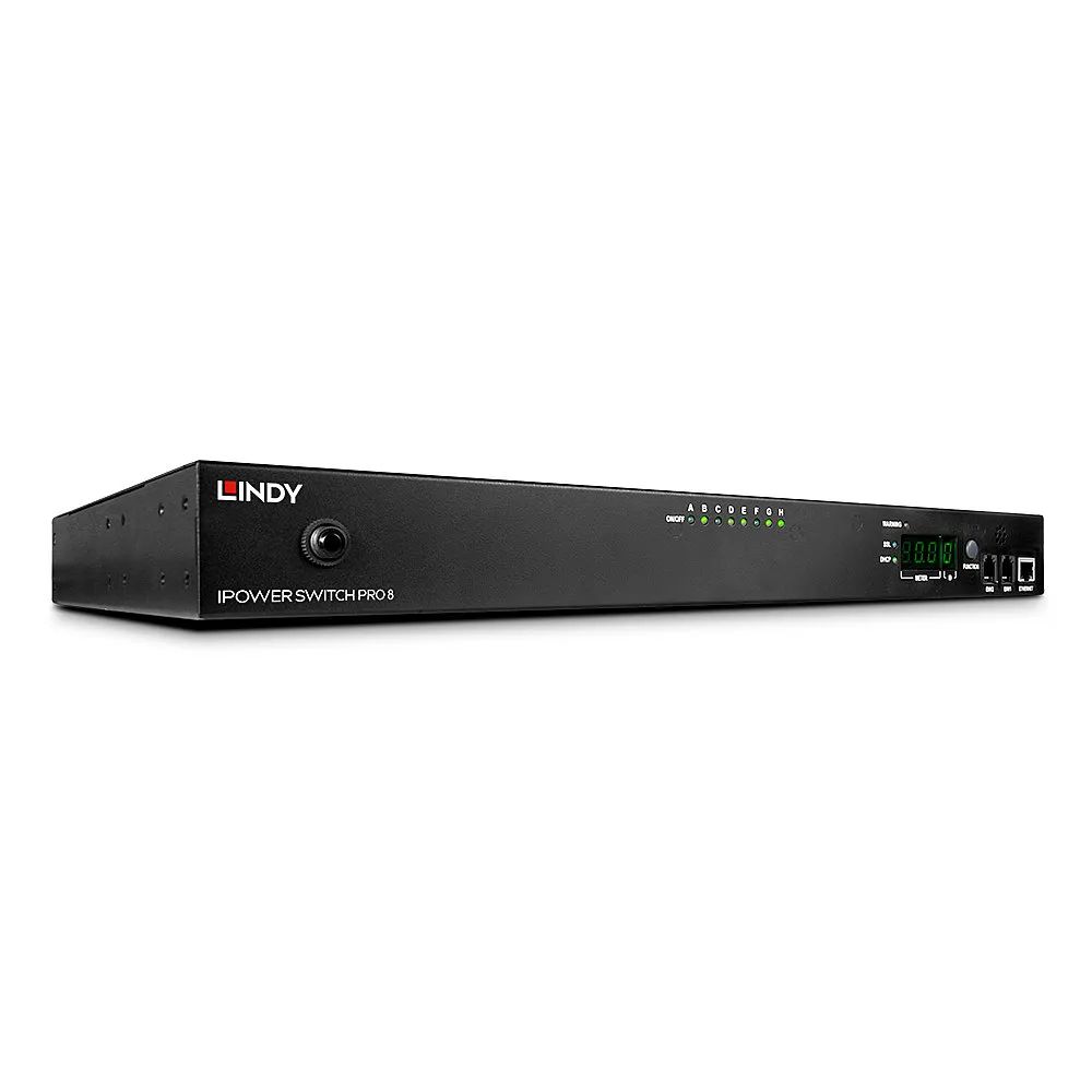 Lindy IPower Switch Pro 8 - Power Control Unit (Rack - einbaufähig)