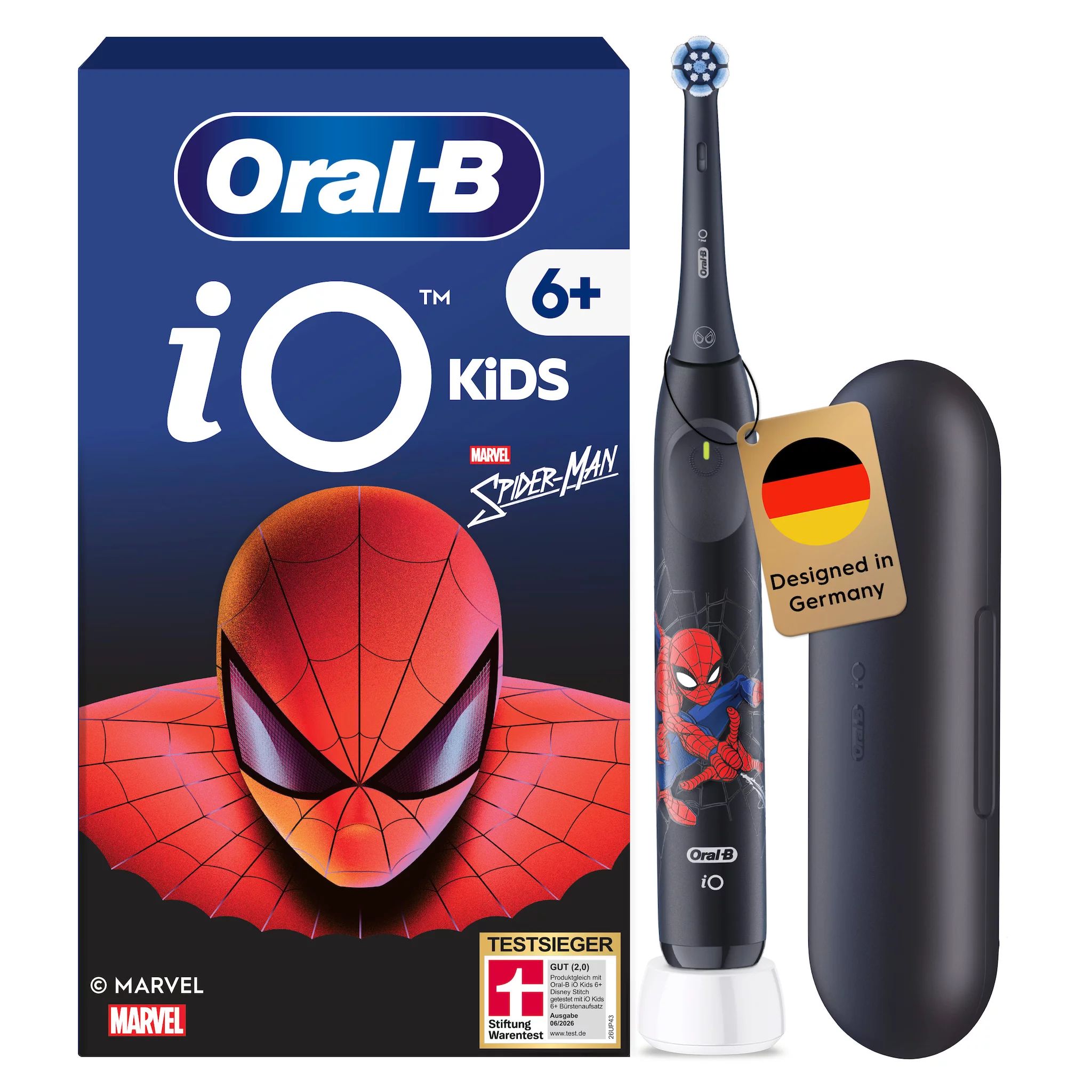 Oral-B iO Kids 6+ mit Reiseetui Spiderman