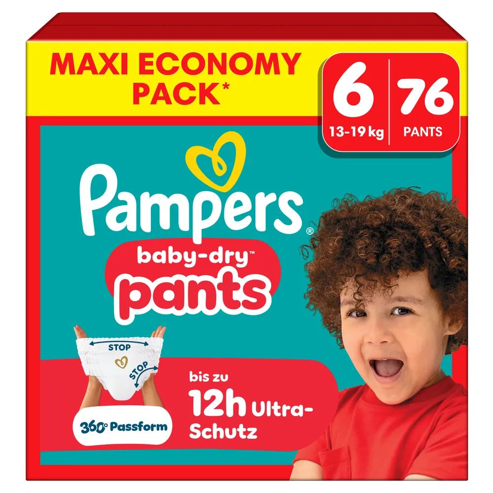 Pampers Baby Dry Pants Gr.6 Extra Large 13-19kg Maxi 
