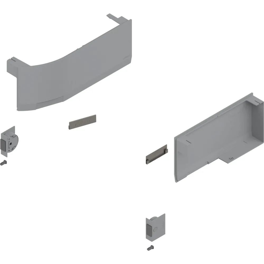 BLUM AVENTOS HK TOP Abdeckkappen-Set für SERVO-DRIVE, Kunststoff hellgrau