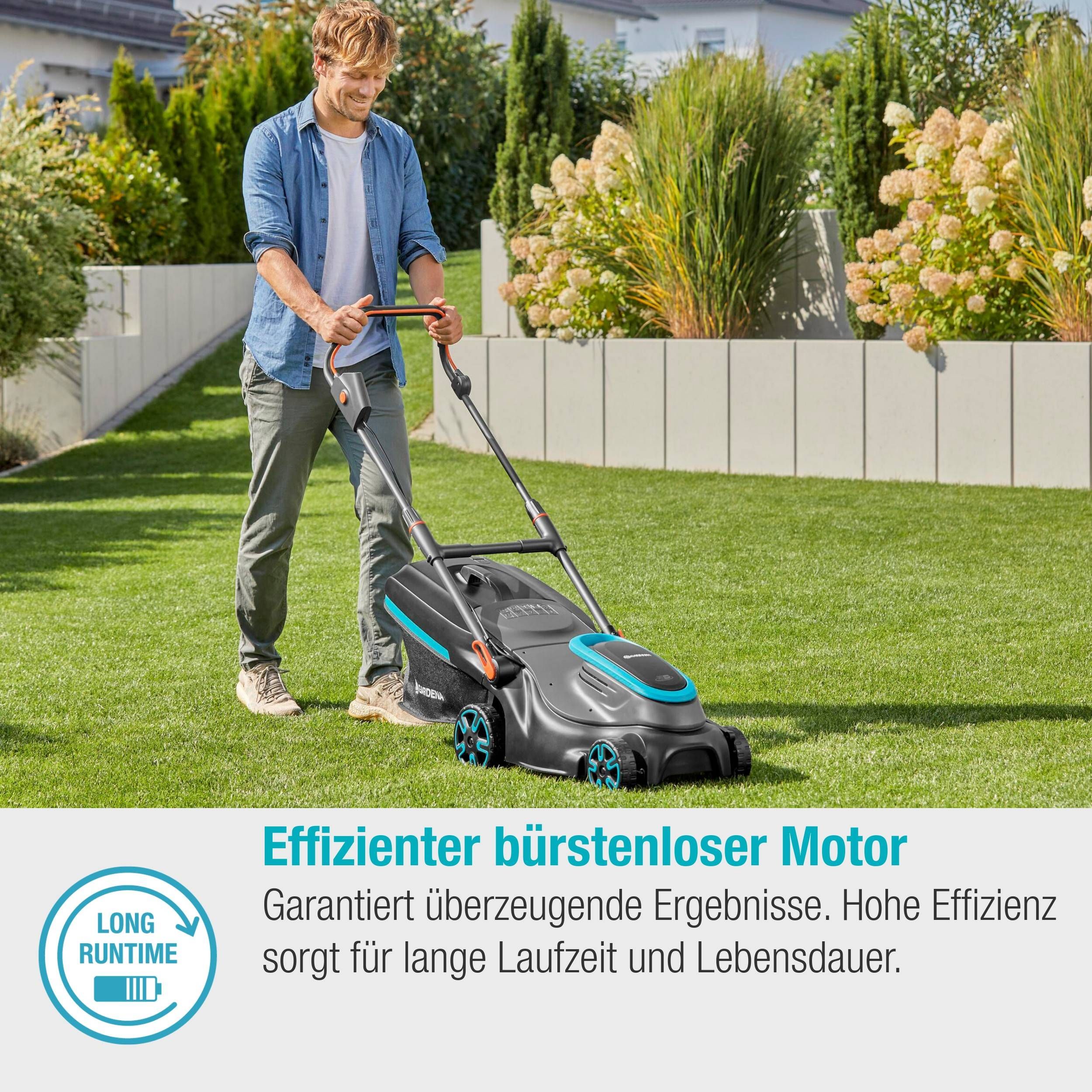 Gardena Akku-Rasenmäher PowerMax 37/36V P4A solo